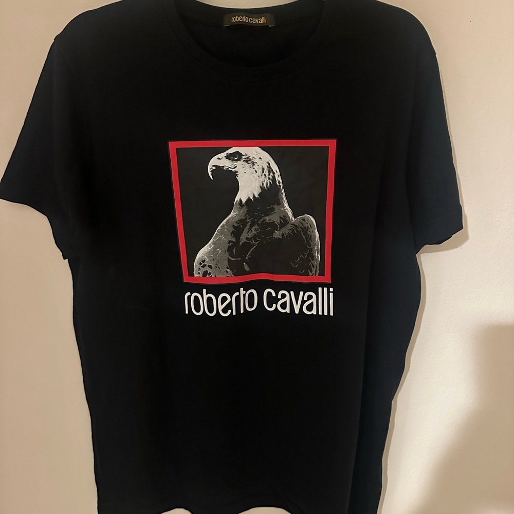 Roberto Cavalli Black Tee